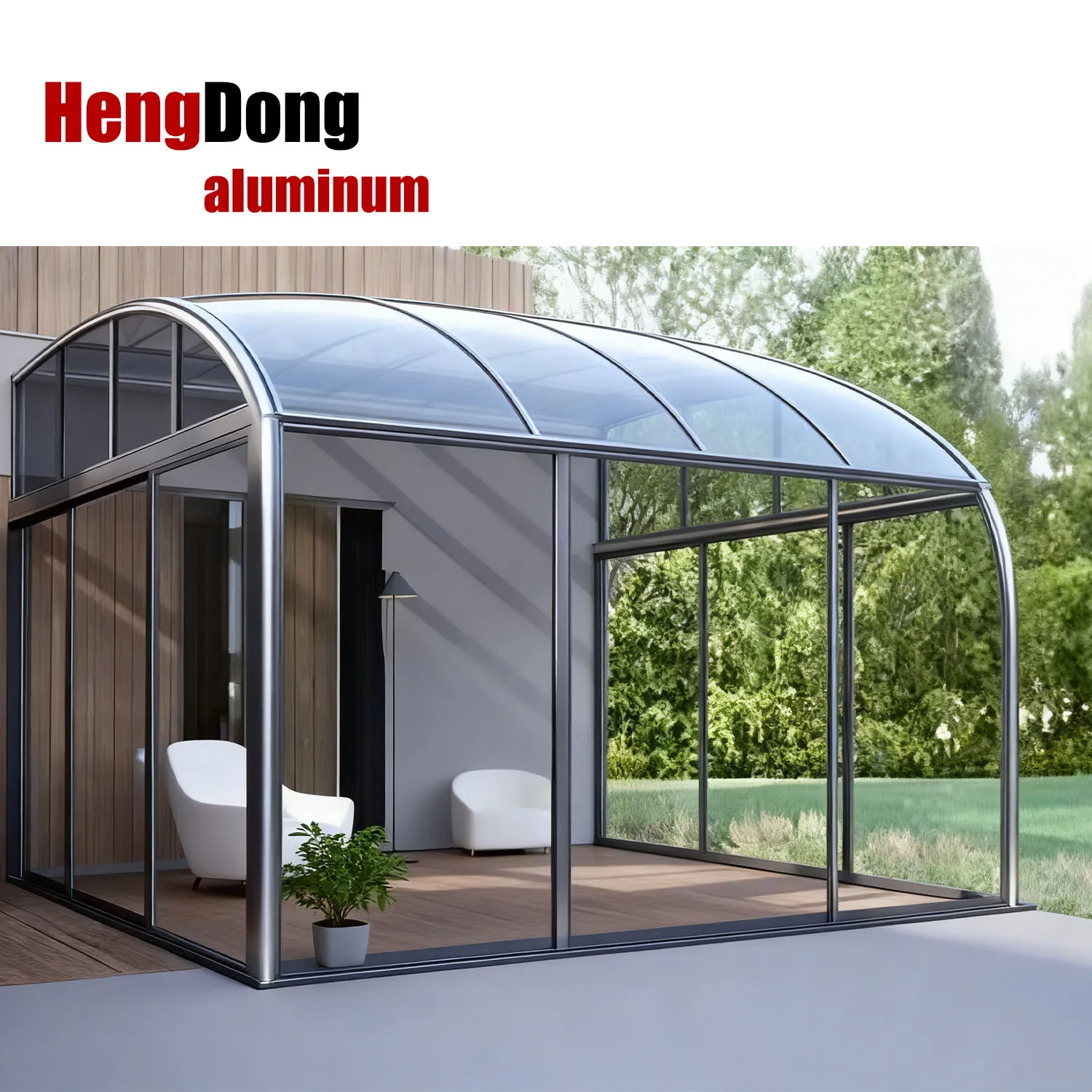 Winter Garden Aluminium Patio Covers Free Standing Sunroom Custom Outdoor Aluminum Sunroom Freestanding Sunrooms & Glass Houses