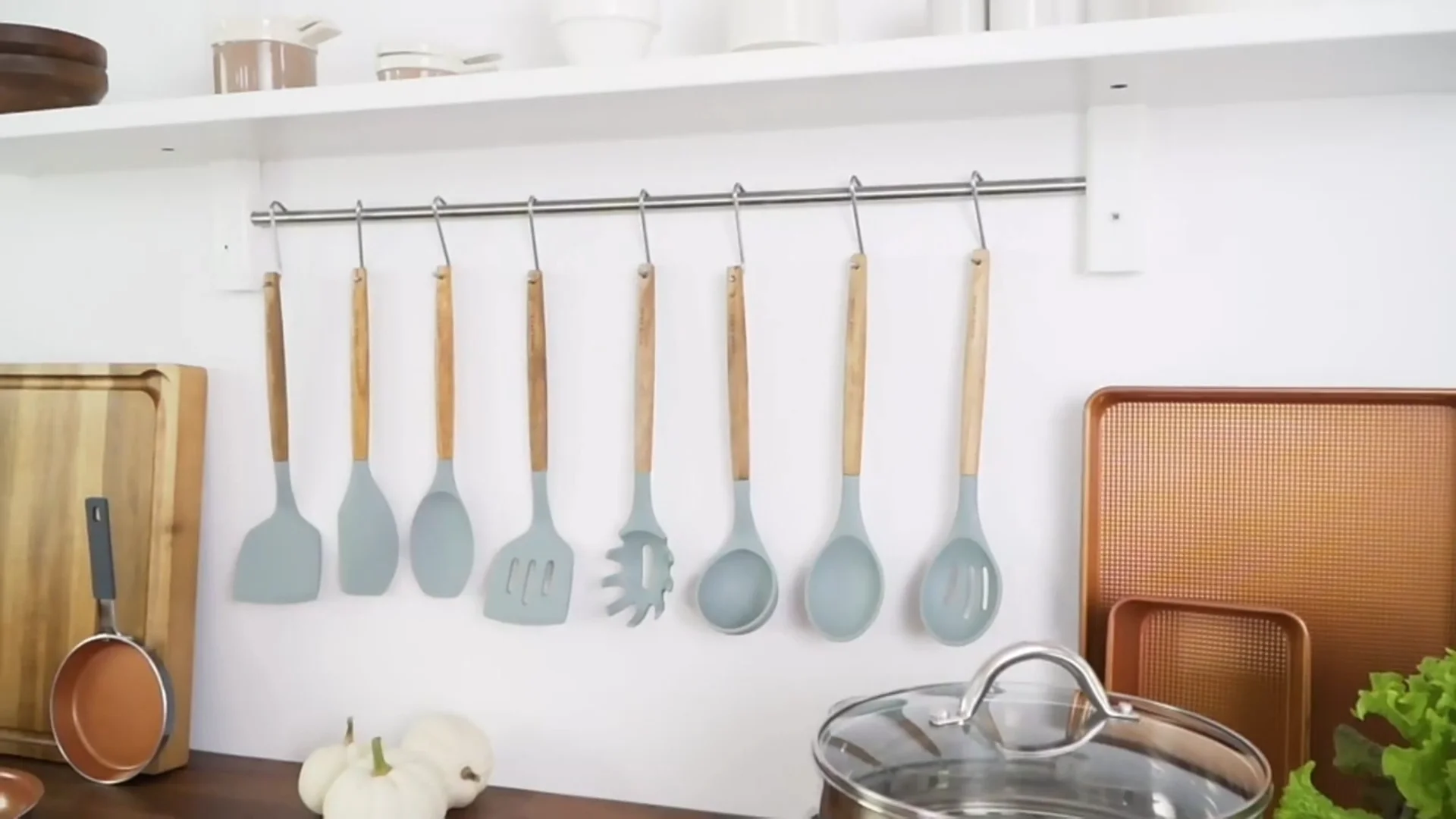 11 Pieces In 1 Set Silicone Home Kitchen Accessories Cooking Tools