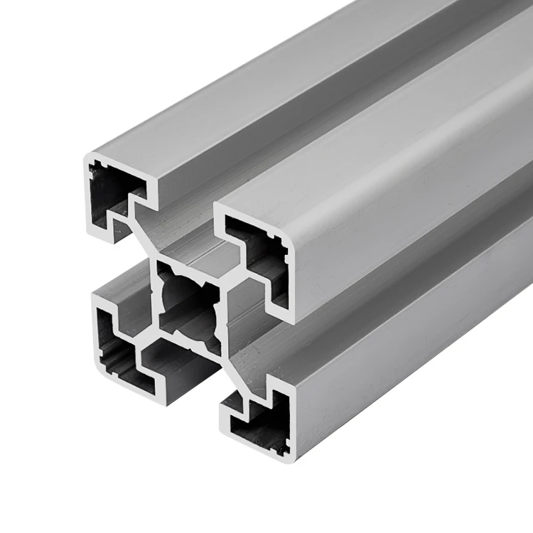 Black Side-Sealed 4040 Aluminum Extrusion Profile  OEM Drilling, Cutting  Fast Delivery for Robotics  Assembly Lines