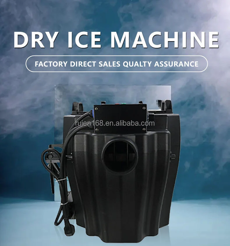 Ruien 6000w Dry Ice Fog Machine Stage Light Fog Machine In White For