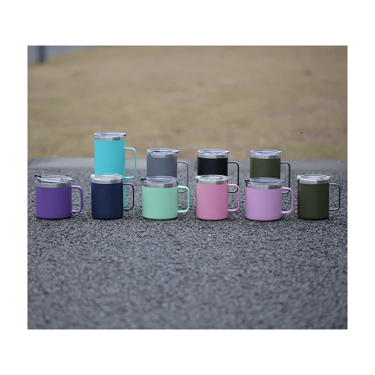 Кружка для кофе из нержавеющей стали с вакуумной изоляцией, 12 унций