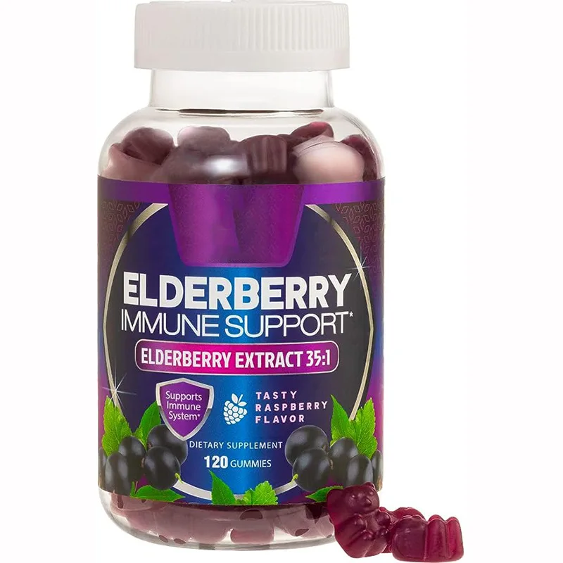 Elderberry Sambucus Gummy Immune Boosting With Echinacea Probiotics ...