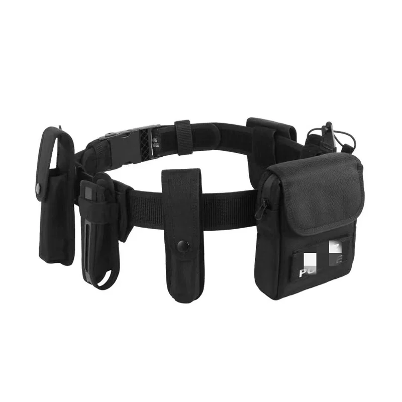 Adjustable Durable Training Durable Multi Functional Patrol Duty Security Belt with Nylon Oxford Cloth Waist Belt