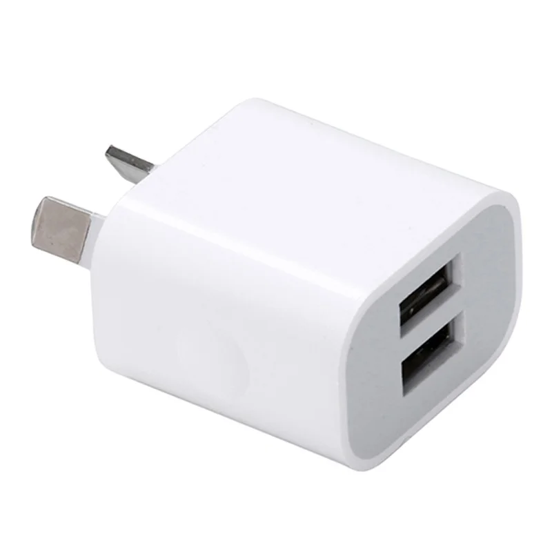 Новая Зеландия 5V 2A двойной 2 порт AU разъем настенное зарядное устройство для iPhone Android смартфона