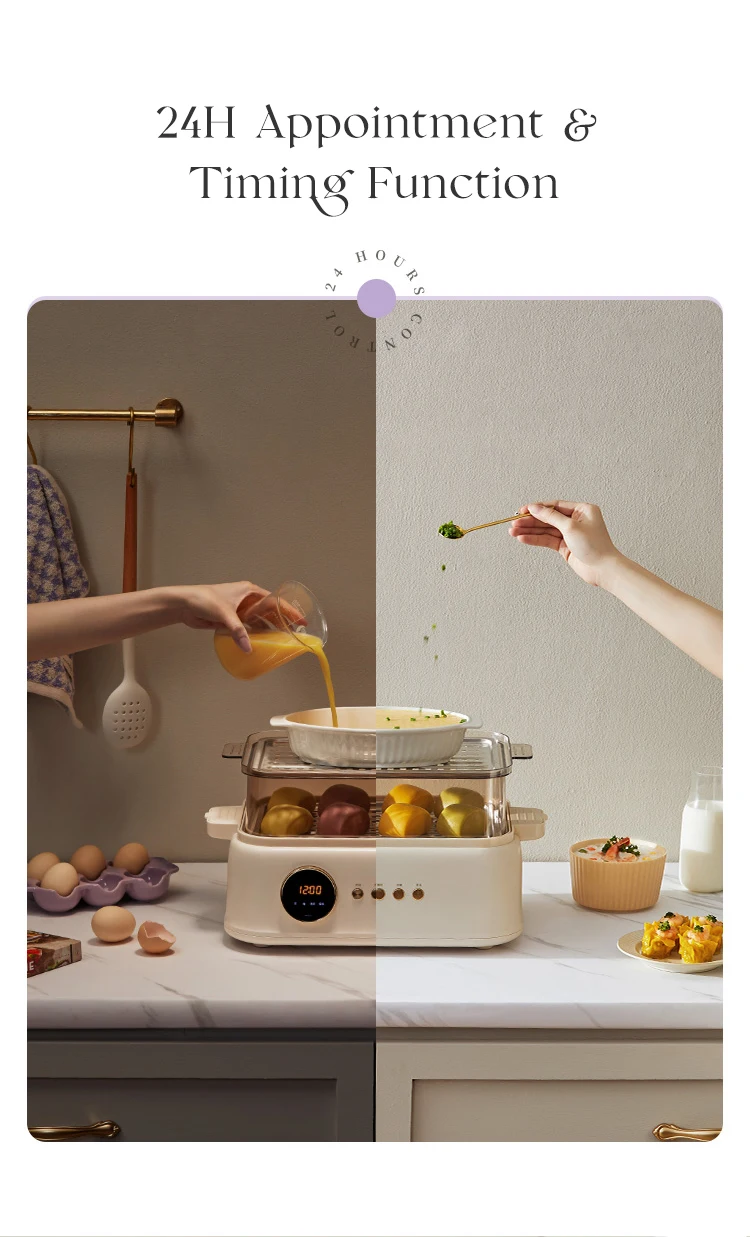 1/2 Tier Steamer Pot With Lid Kitchen Steamer Cooking Pot Vegetable