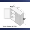 White Shaker-W3336