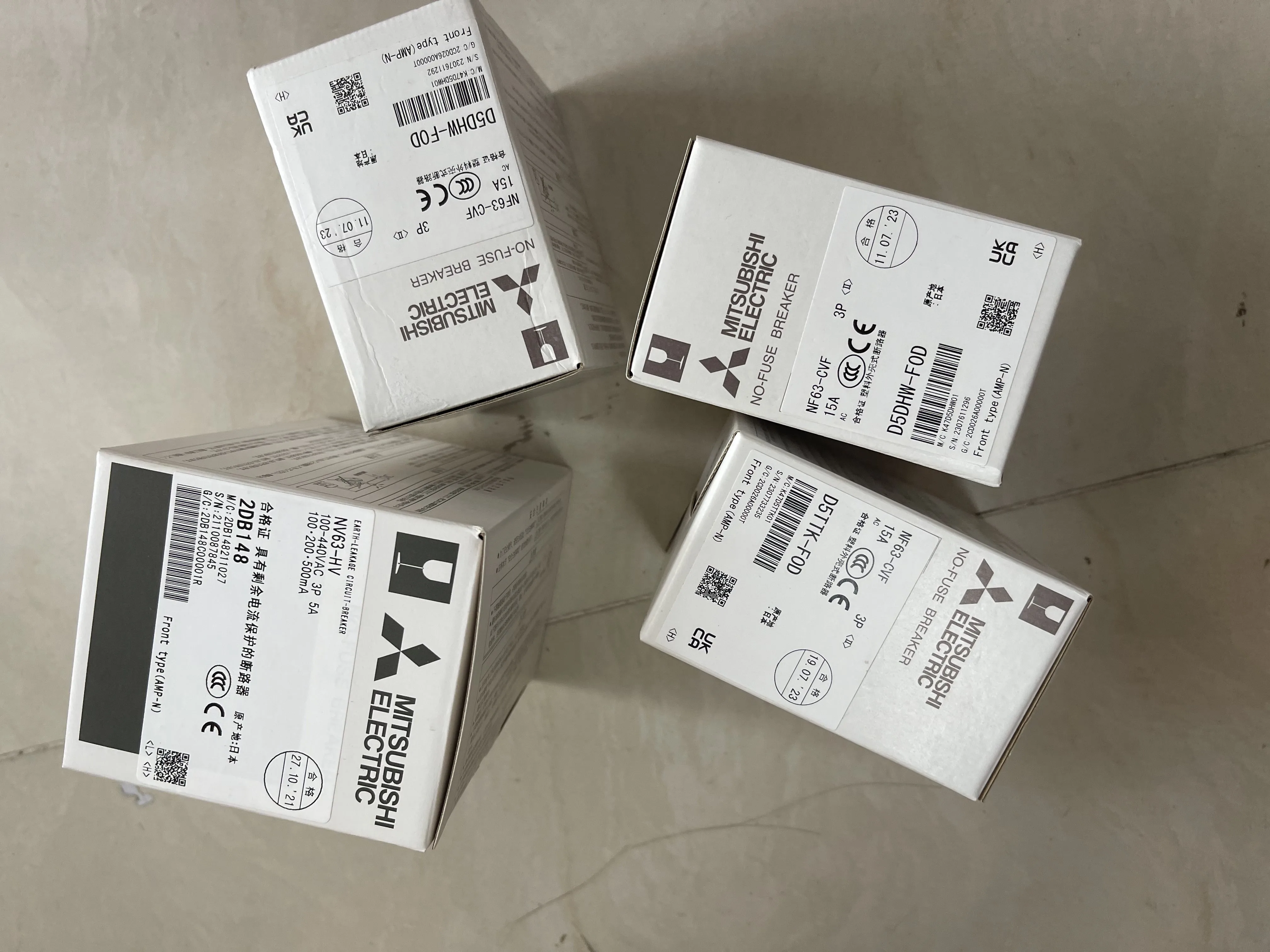 Mitsubishi Earth-Leakage Circuit Breaker NF63-CVF