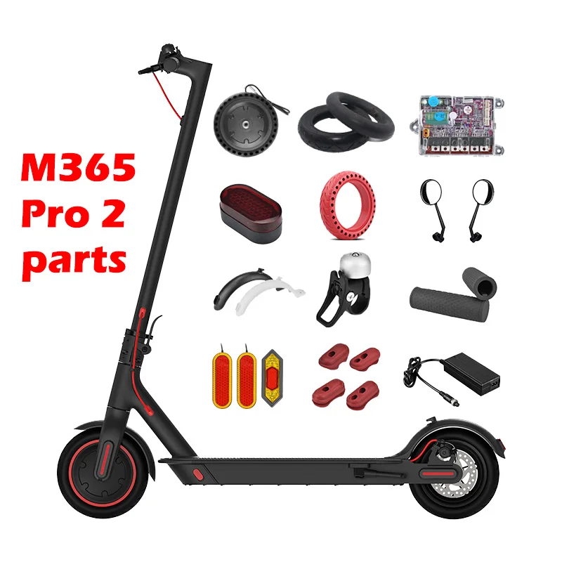 Autocollant Xiaomi M365 Pro - Camouflage Rouge, Vinyle Haute Adhérence, Résistant Intempéries, Pour Trottinette électrique, Pose Facile