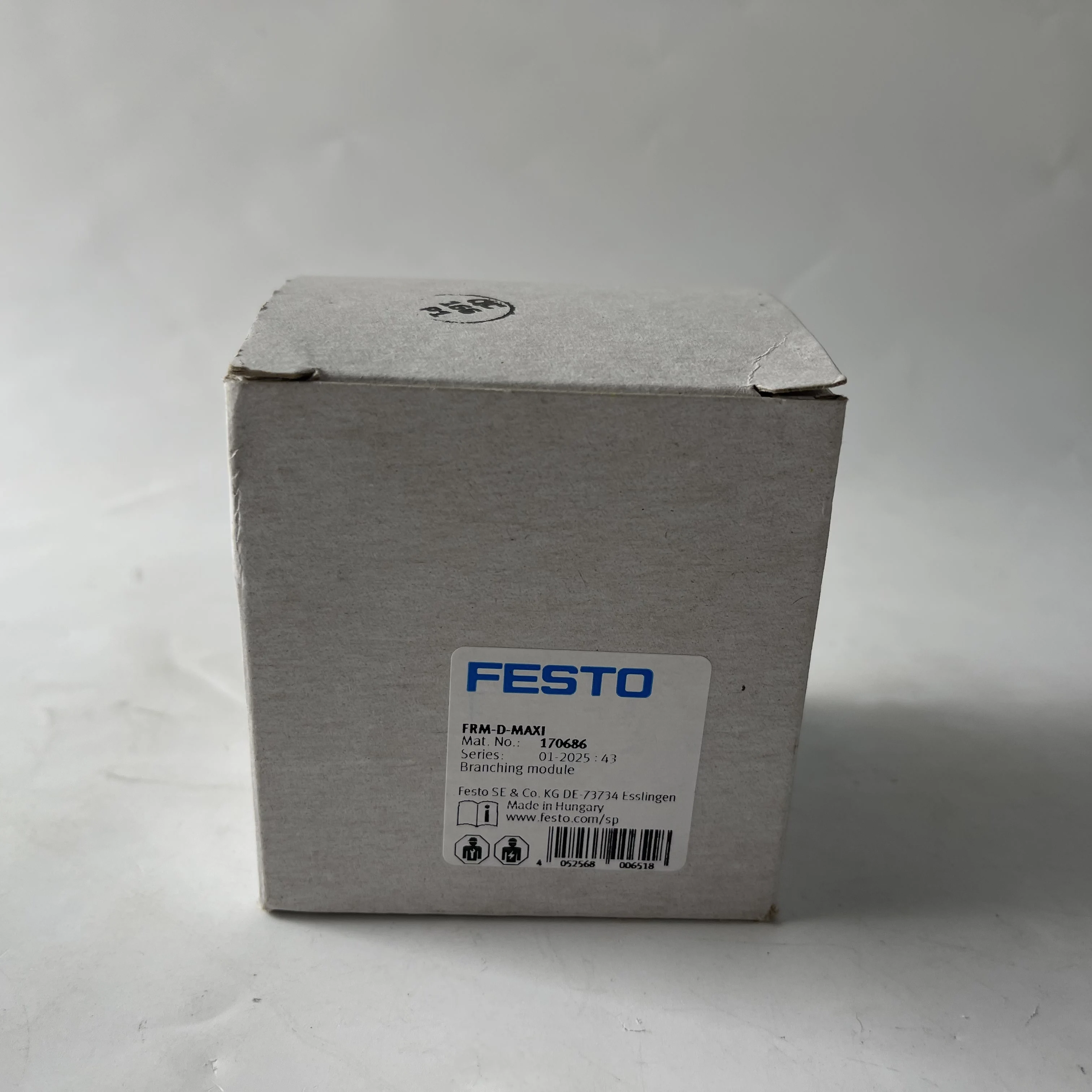 FESTO Pneumatic Branching Module FRM-D-MAXI 170686 FESTO Pneumatic Branching Module FRM-D-MAXI 170686