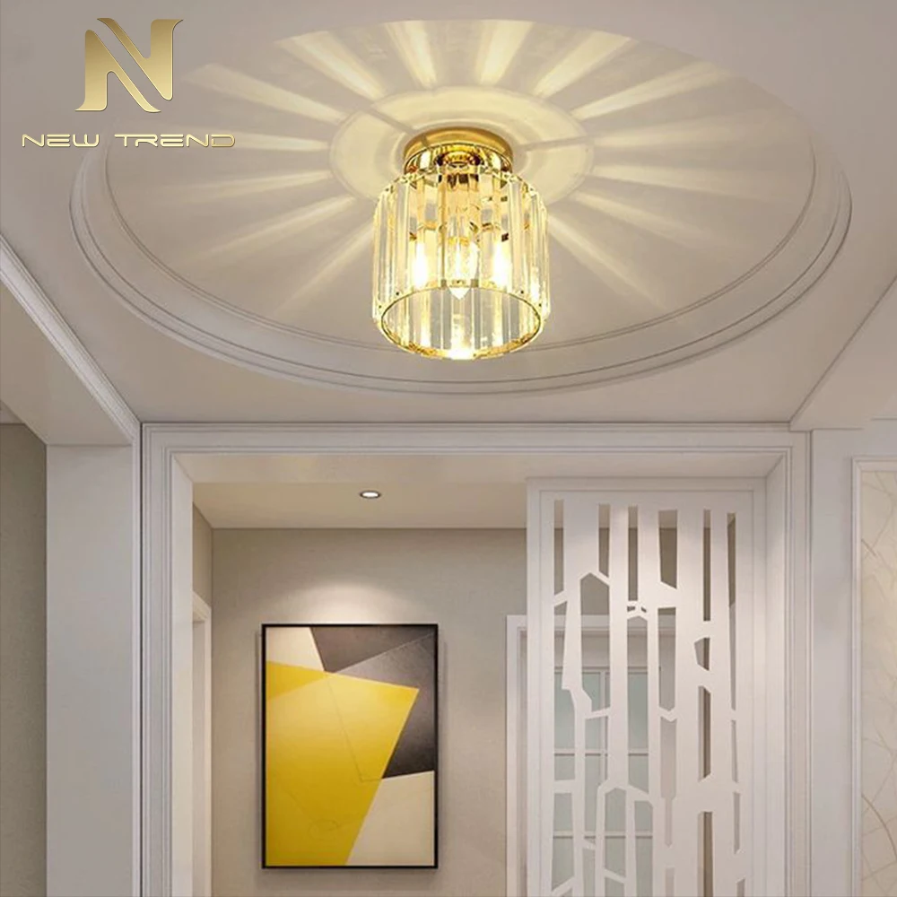 PD8009 Modern Circle Crystal Chandelier Linear E12 Island Pendant for Dining Room