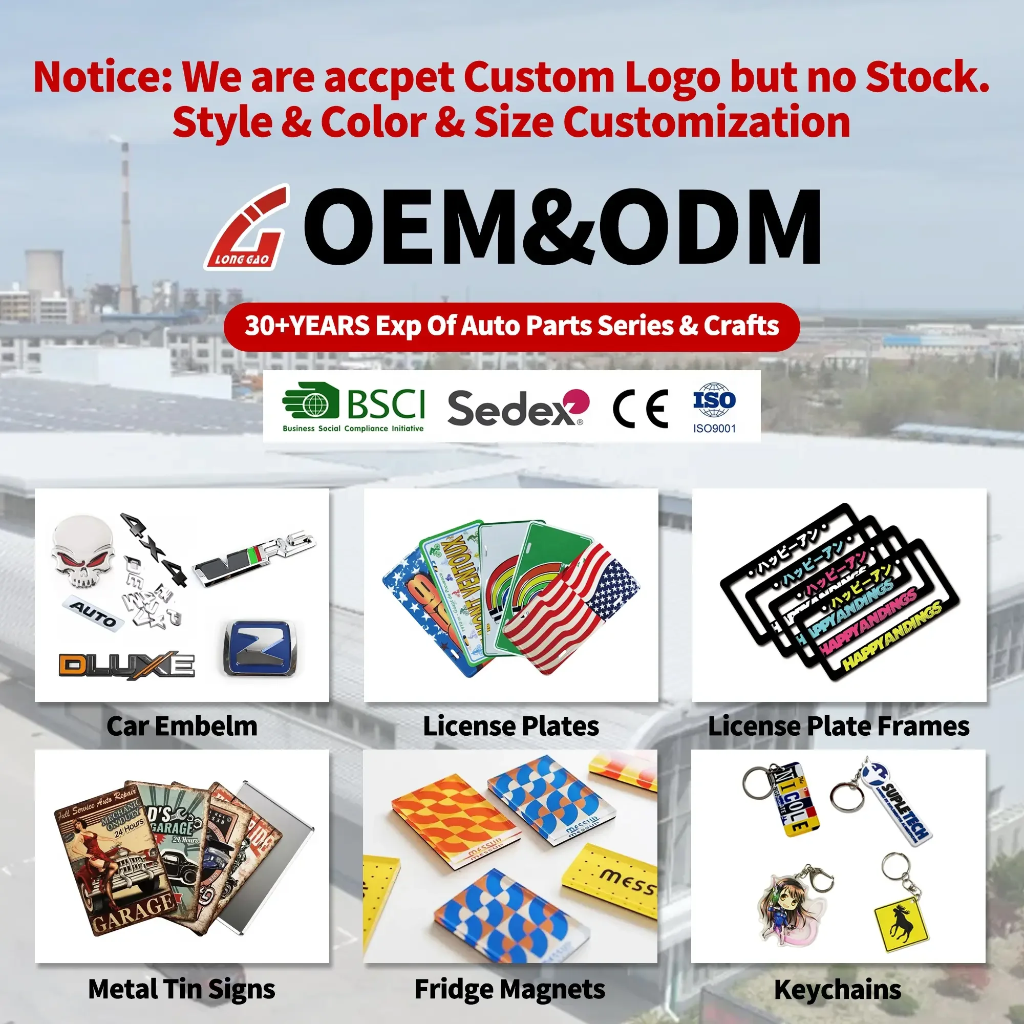 Custom Design Metal Plastic Licence Plate Frame Car Number Plate Frame Custom License Plate Frame for USA Market