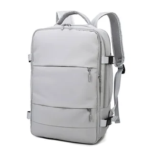 OMASKA Custom Large Capacity Laptop Backpack Waterproof USB Charging Port 17 Inch Nylon Unisex for Business Backpack