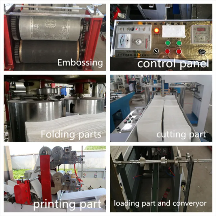 Tissue Paper Napkin Machine Paper Machinery Parts for Napkin Paper