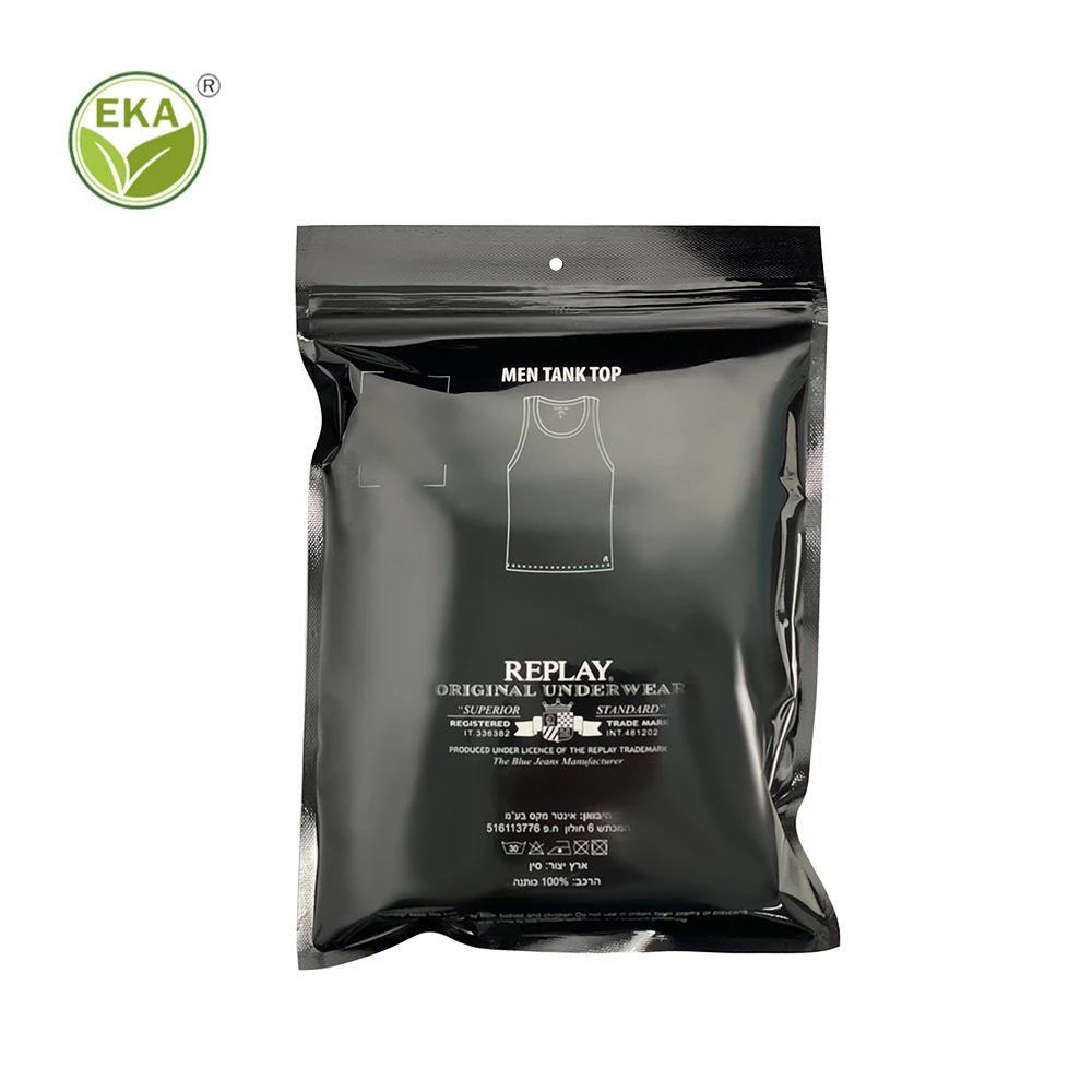 Poly Zip up Bag for Clothing Clear, Moisture Proof