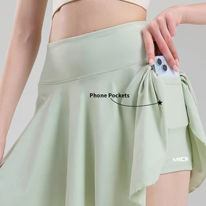 Custom Sample Service Tennis Wear Outfit Pickleball Clothes Skirt Golf Skirts Pleated Workout Athletic Wear
