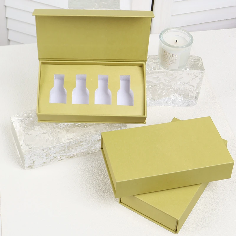 Recycled custom logo printed white skin care packaging paper box cosmetic boxes