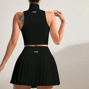 High Quality New Fabric Gym Fitness Set Women Golf Tennis Skirt Set Women's Fitness Tennis Wear for Girl