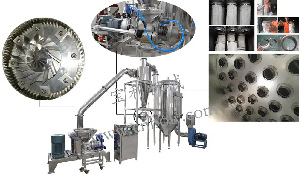Super Fine Tapioca Powder Grinding Mill Machine