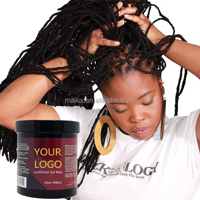 Private Label Loc Gel Wax Wholesale Unisex Loc Gel And Braid Gel