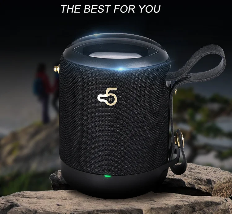 BD05 BT5.0 Portable Blue tooth Speaker Waterproof Creative Mini Handsfree Wireless Speaker With Phone Stand - ANKUX.COM