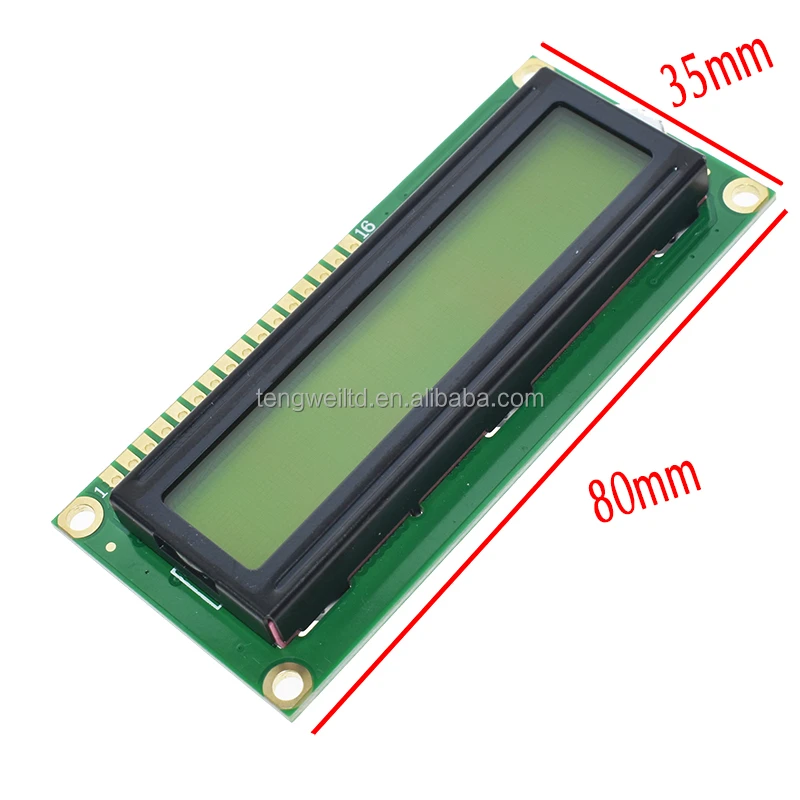 1602 LCD 16x2 Character Displays 1602A 5V Blue/Green screen display module Led backlight