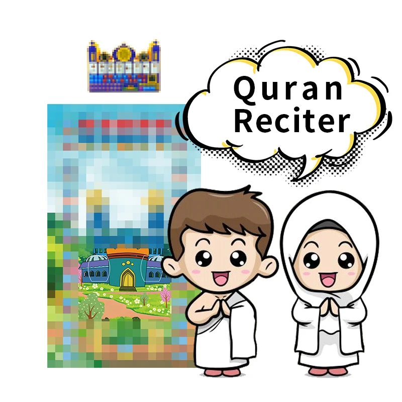 Muslim Gift Prayer Set Russian Language 100*60cm Smart Toys Electronic Educational Prayer Rug for Muslim Shia