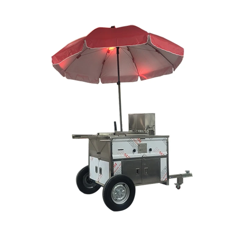 Mobile Stall Mobile Stall Multifunctional Street Breakfast Fast Food Barbecue Fried Food Truck