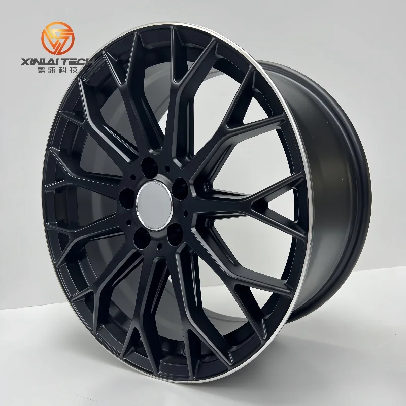 XINLAI Factory Spot Goods Matte Black Multi Spoke Flow Forming Wheels 18X8 19X8.5 20X8.5 20X9.5 PCD5X112 Casting Wheels for Benz - Image 3