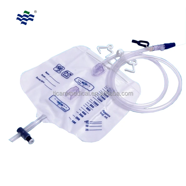 luxury urine drainage bag with t-tap outlet