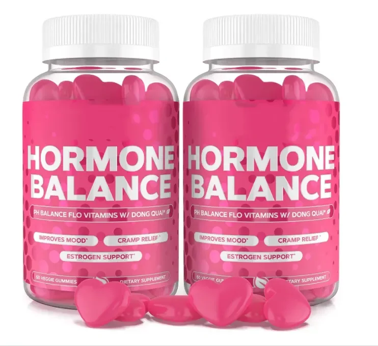 Hormone Balance For Women Flo & Pms Relief Gummies Dong Quai & Cranberry Gummy Vitamin Complex
