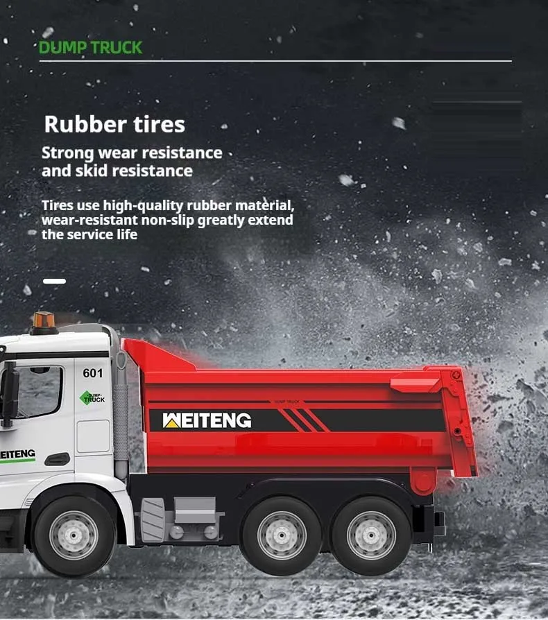 Hot Selling 1/18 RC Dump Truck Toy - Simulation Engineering