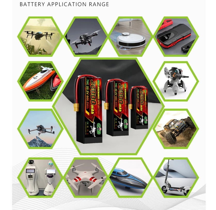 product geb high power lipo battery 111v 8000mah 1800mah  3s 40c 50c 90c xt60 6s 222v drones accessories rc toy battery lipo battery-4