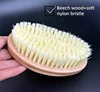 Beech wood+soft nylon bristle