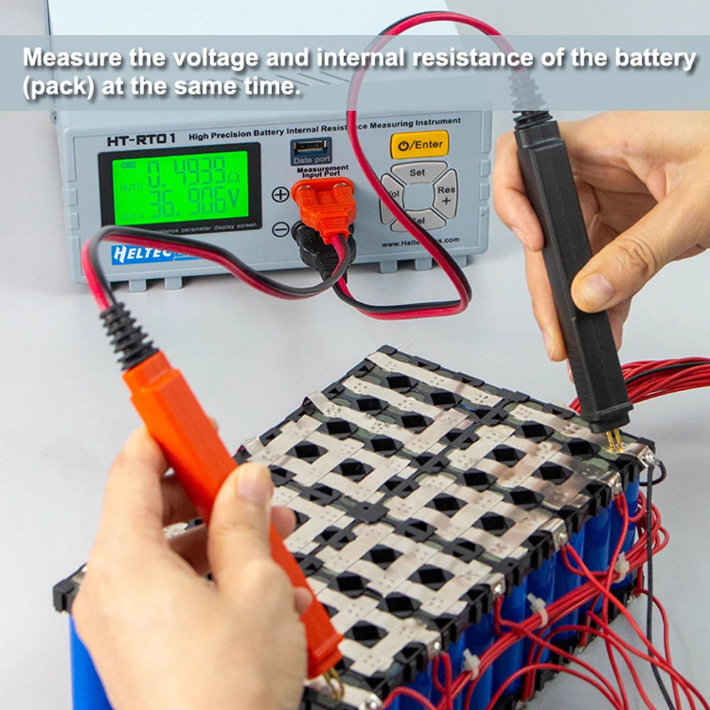 HeltecBMS 18650 Lifepo4 Battery Voltage Tester High Precision Lithium Battery Internal Resistance Tester Instrument