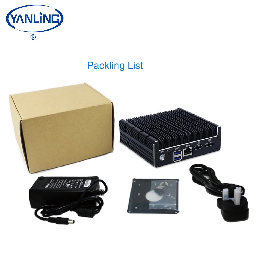 ミニサーバ J3160 4 PortLAN YL-J3160L4 Mini Pc Intel Celeron J3160 Windows 10 2gb 32gb Hdmi Wi-fi