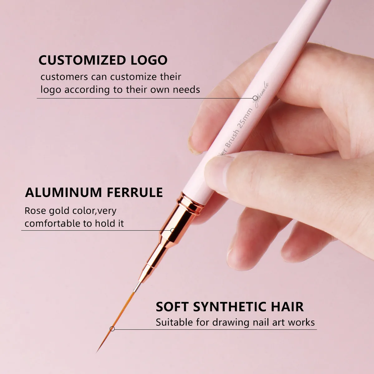 Striping Nail Art Brushes For Long Liner,Details,Fine Designs. 5pcs Liner Brushes Set Buy