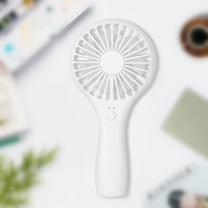 Allogogo Mini Portable USB Rechargeable Handheld Lollipop Fan 5V Air Cooling Fan Summer Outdoor Garage Hotel Three Wind Box US