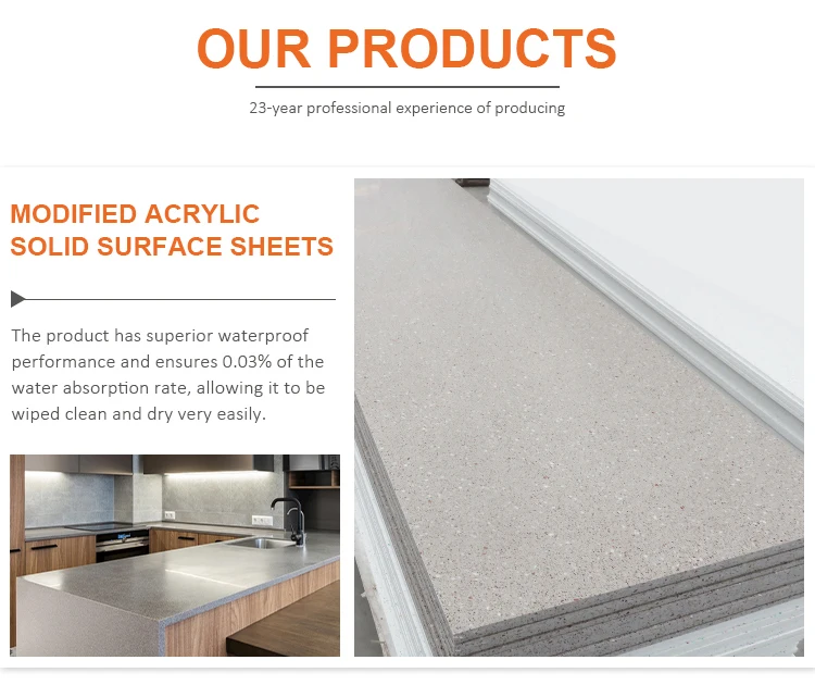Acrylic Panel Cladding Acrylic Solid Surface Sheets - Versatile Wall Cladding Panels
