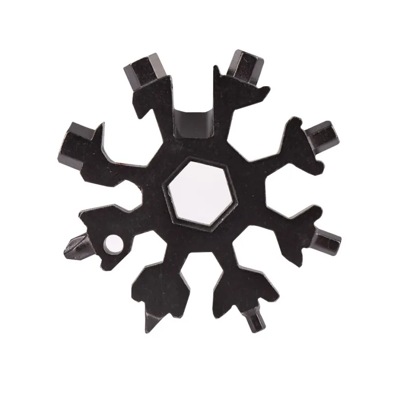 18 In 1 Stainless Steel Multi-Tool Multifunction Snowflake Shape Screwdriver HOT 