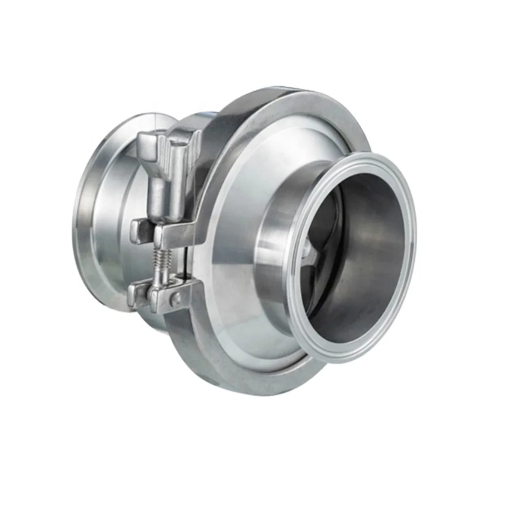 304 316 Food Grade Sanitary Stainless Steel 3 Ball Check Valve Medical Non Return Valves