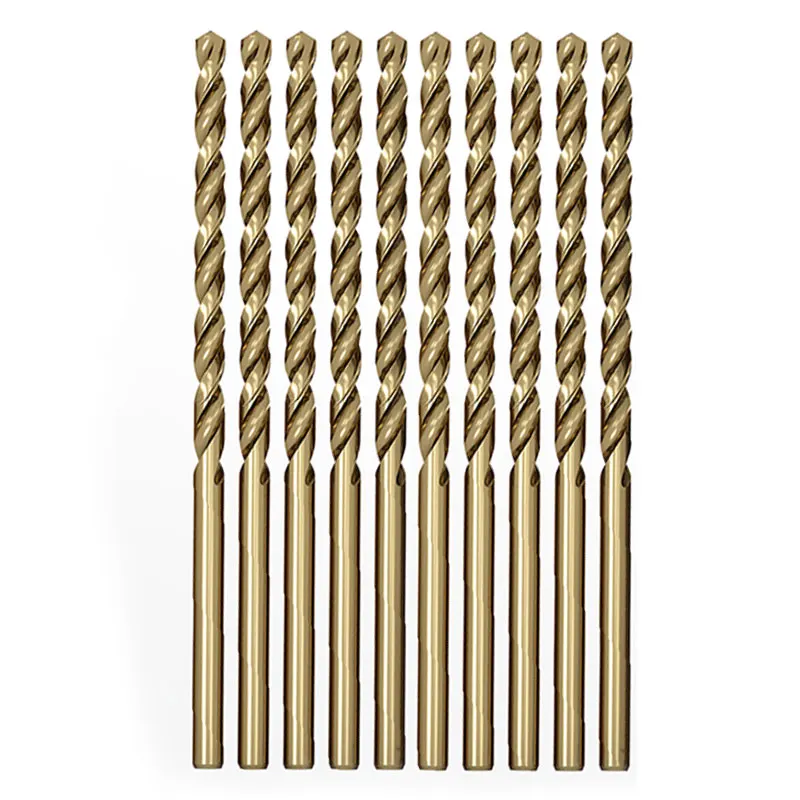 WeLiQu® Jeu De 25 Forets Hélicoïdaux Cobalt HSS-E M35 - 1 à 13 Mm Pour Acier Inox Et Métaux Durs