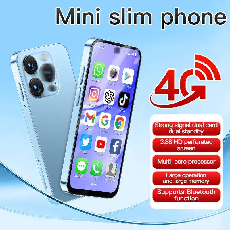 XS19 Pro Max Mini Android Phone 4GB+64GB, Dual SIM, Quad Core