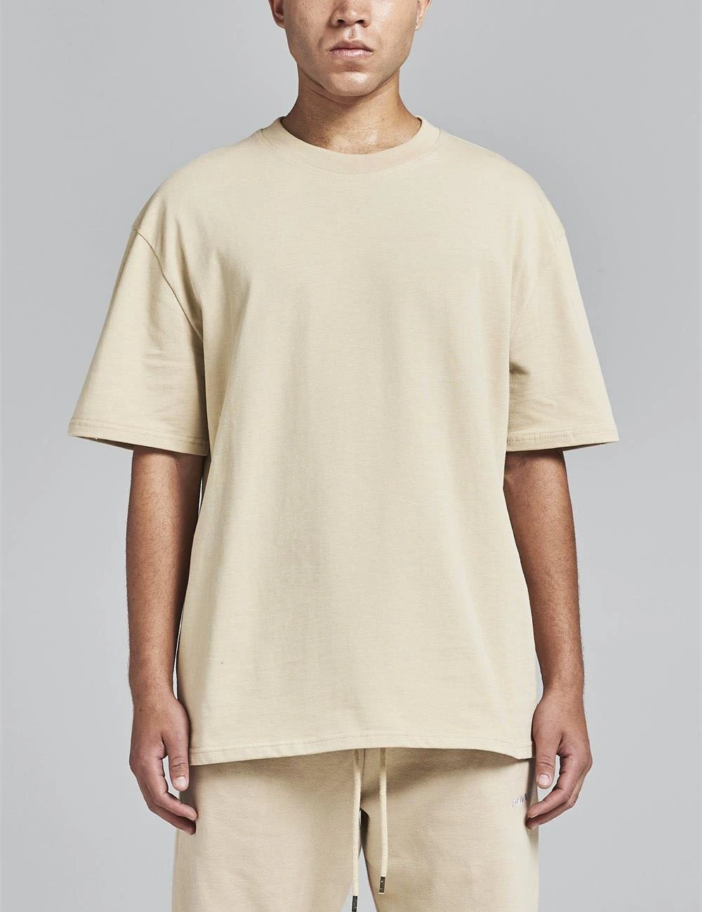 Wholesale Plain 250 300gsm T Shirt For Men Custom Oversized Blank Heavy ...