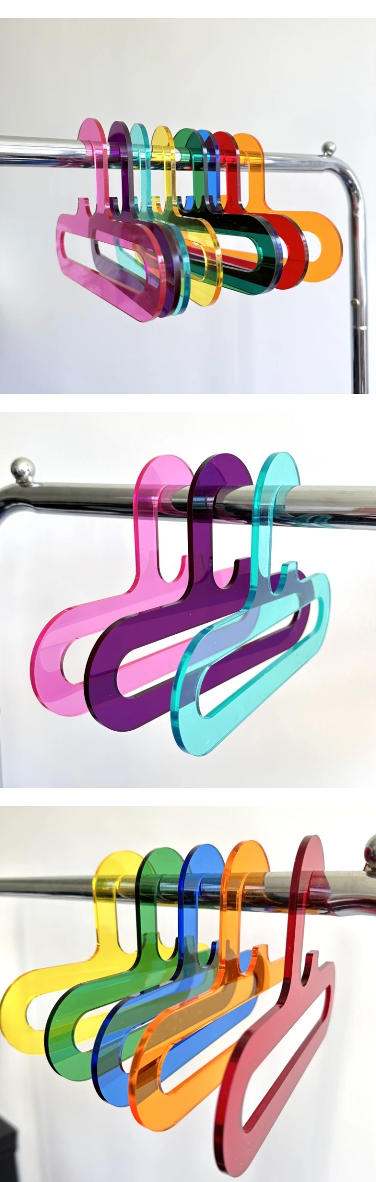 Acrylic Hanger Modern Cyberpopular Storage Clothing Nordic Style Color