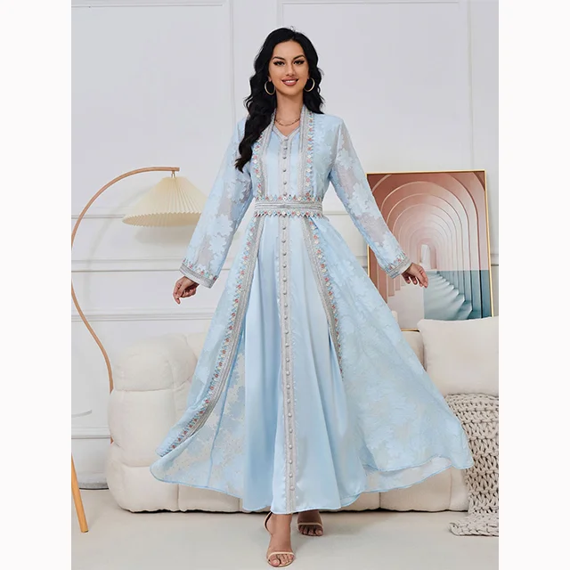 Bettergirl Summer Luxury Abaya Set Elegant Muslim Dress Robes Women Casual Dubai Girl Abaya Arabic Dress Burqa Design New