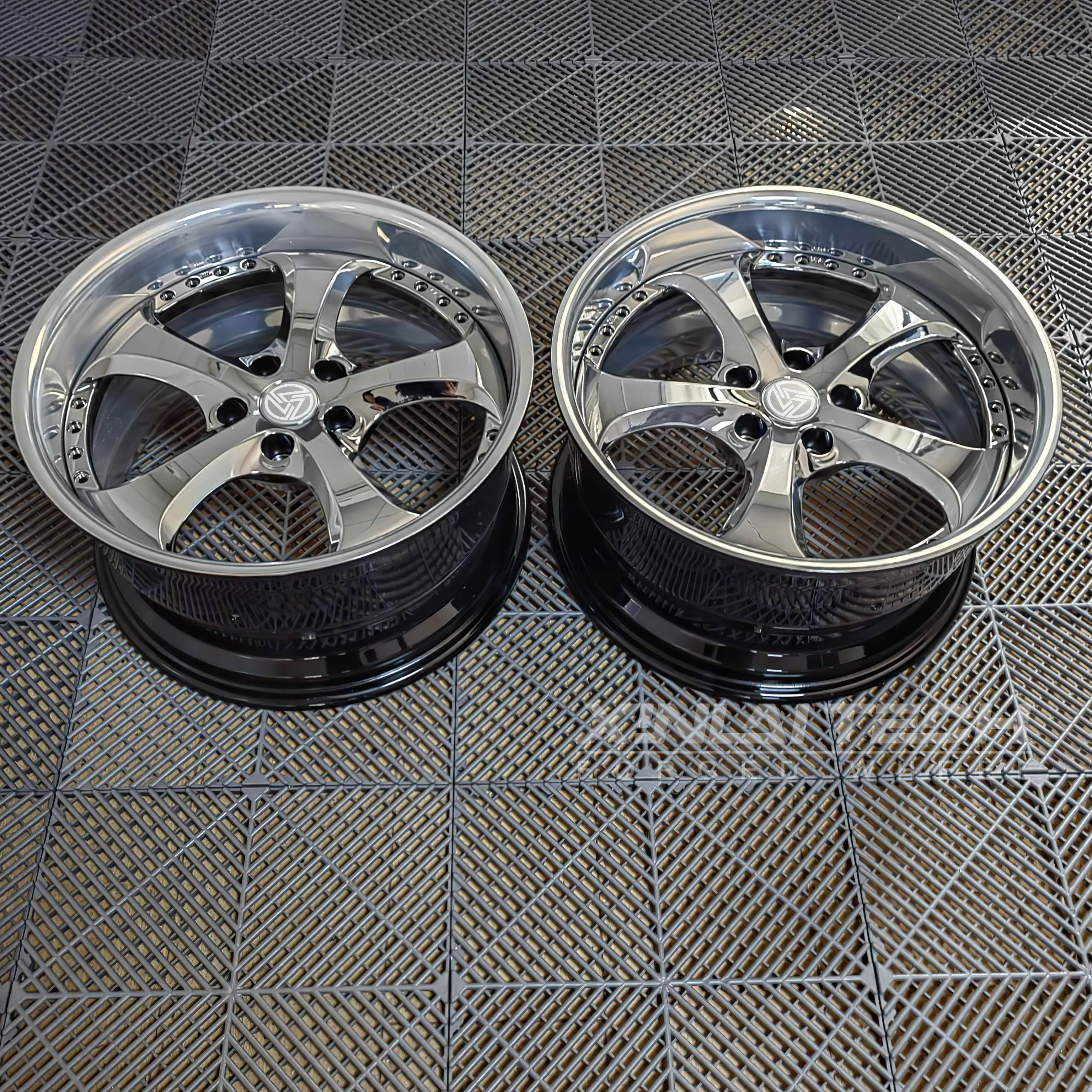 XL Custom Forged 2-piece Chrome Wheel 5x120 5x112 5x114.3 18 19 20 21 22 23 Inch Car Aluminum Alloy Wheel Rim - Image 4