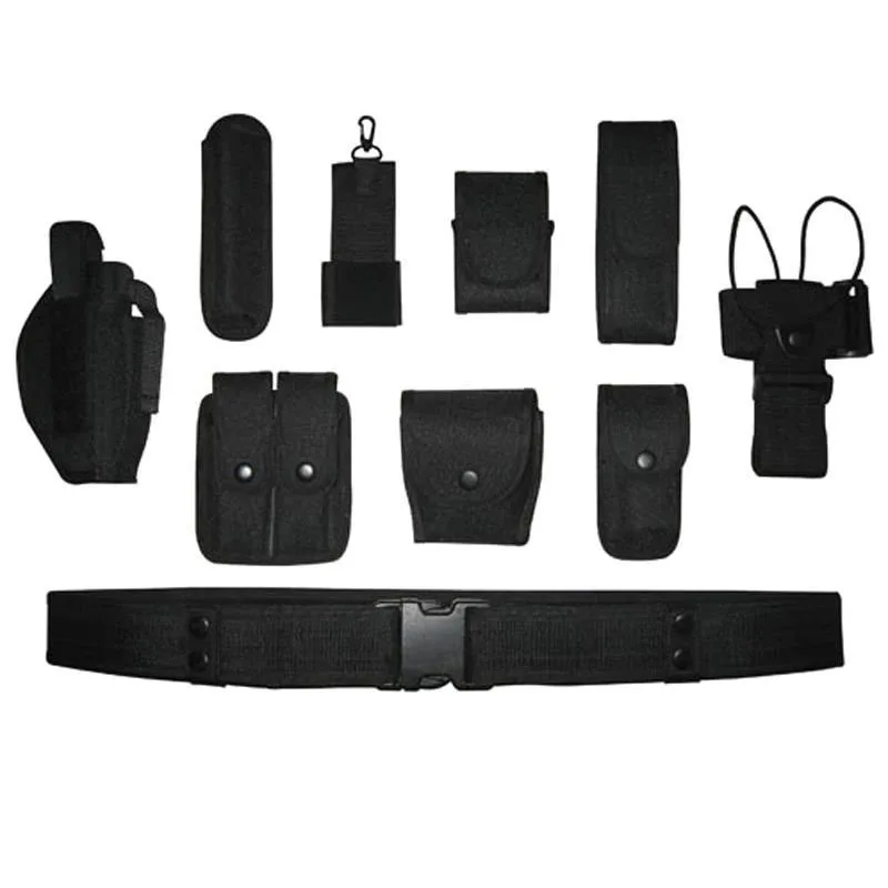 Tactical Duty Belts with Holster Flashlight Pouch Handcuff Case Sets Tactical Multifunctional Utility Kit Belts