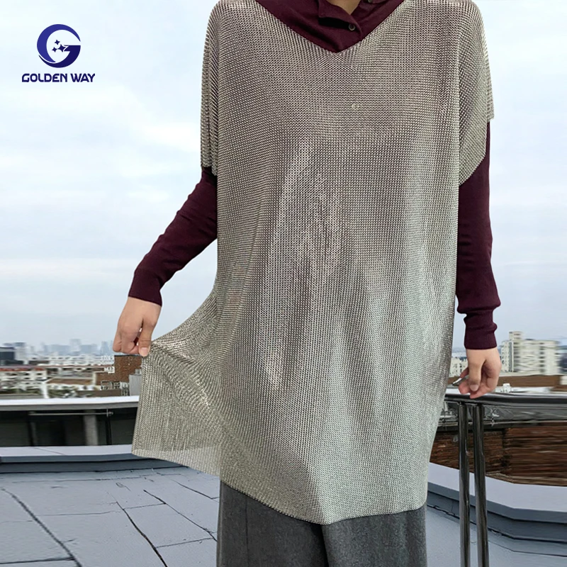 white christmas dresses Chain Mail Dress main image 0