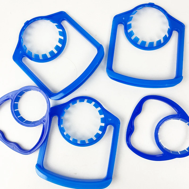Free Samples of Plastic Water Bottle Handles PE PP Material 28mm 30mm 38mm 46mm Sizes for PET Bottles Lids & Closures