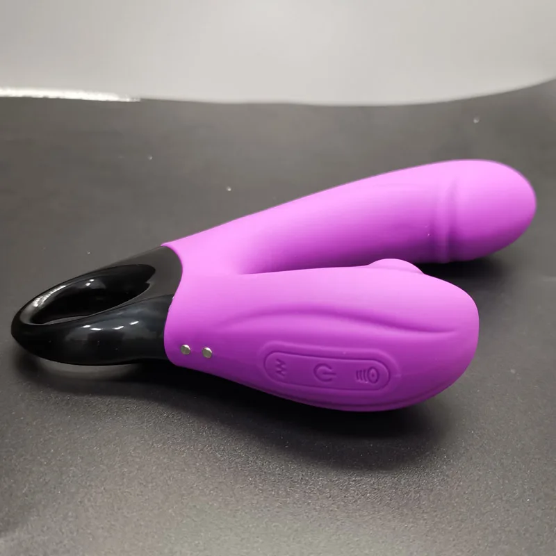 Strong Earthquake Sucking Massage Stick Vibrator 10 Frequency Vibration & 5 Frequency Sucking Female Masturbator Adult Sex Toy_voghion.com